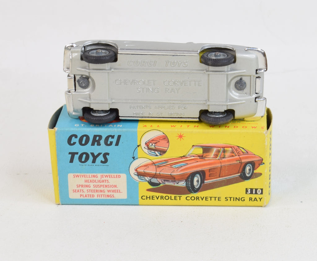 Corgi Toys Chevrolet Corvette Stingray N°310 - Échelle 1/43 - Miniature Ancienne