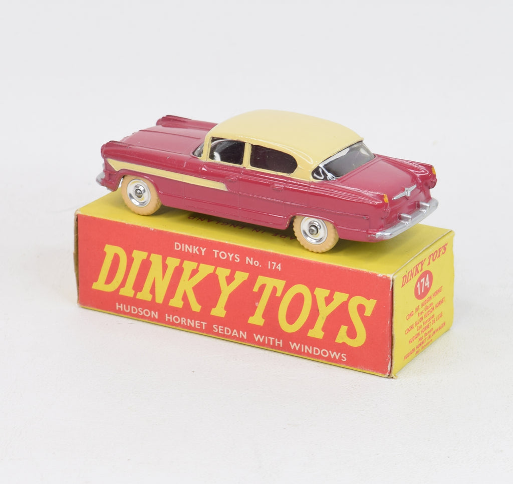 Dinky Toys 174 Hudson Hornet Virtually Mint/Nice box (Plum issue