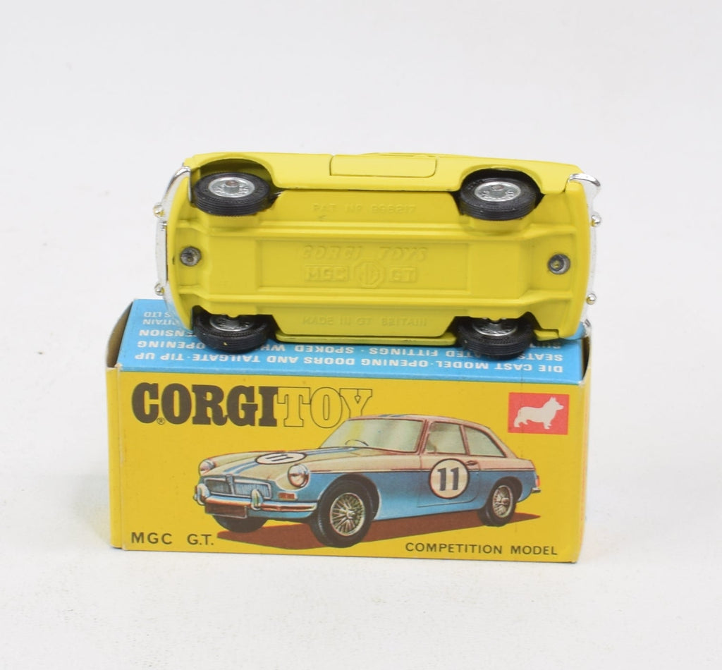 A vintage boxed Corgi Whizzwheels MGC G.T. Competition Model, 378. UK shipping £14. We combine shipp