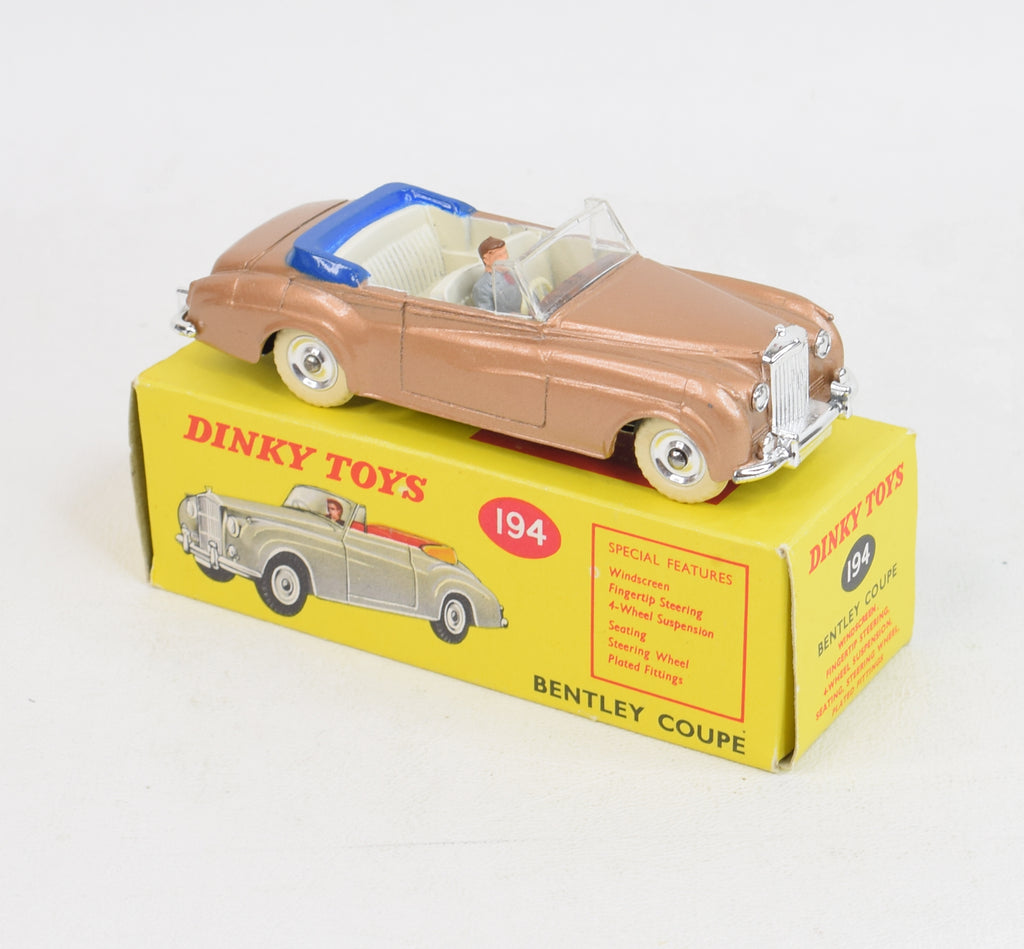 Dinky Toys 194 Bentley Coupe Virtually Mint/Boxed – JK DIE-CAST MODELS