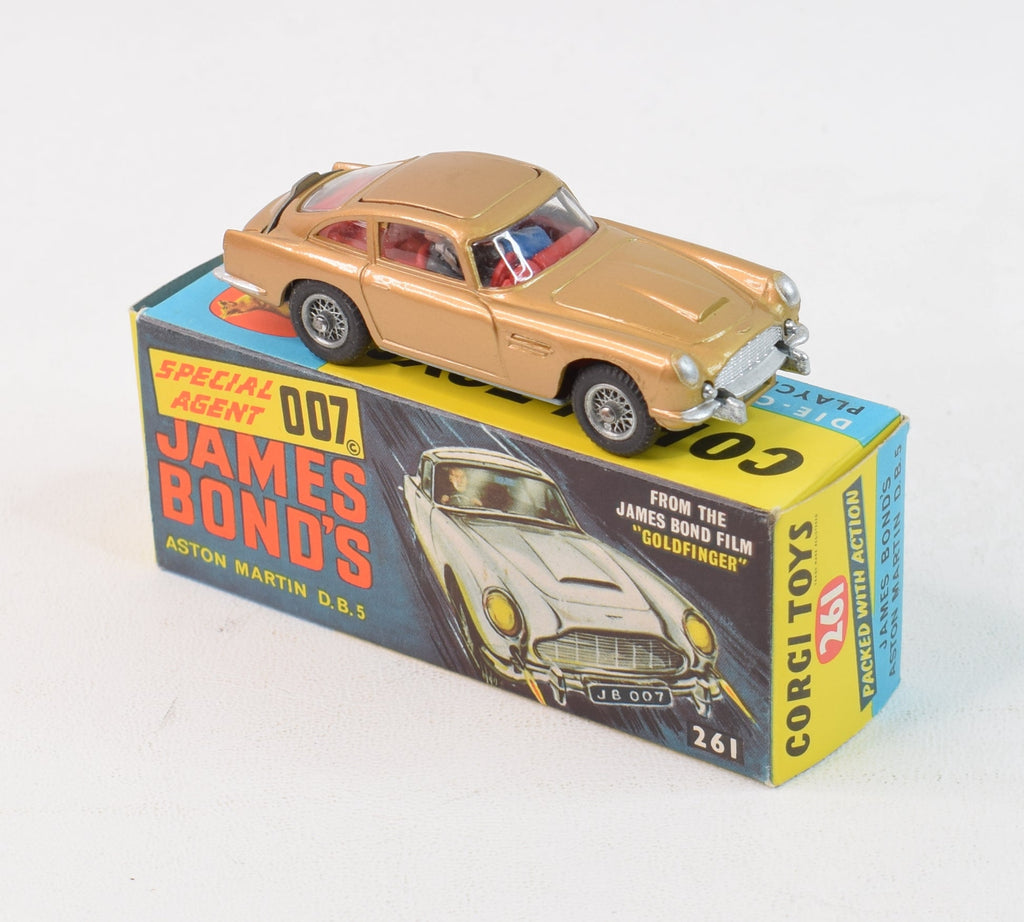 ミニカー CORGI 261 James Bond's Aston Martin DB5 261 - James Bond's Aston Martin D.B.5 – Corgi Model Club