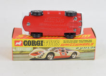 Corgi toys 371 Porsche Virtually Mint/Nice box (dark blue engine cover)