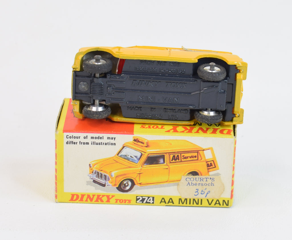 DINKY TOYS A.A. MINI VAN 274 ロードサービスミニバン DINKY TOYS A A MINI VAN NO 274 ロードサービスミニバン ディンキー