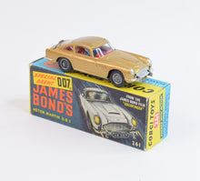 Corgi Toys 261 James Bond DB5 Virtually Mint/Nice box (Toffee Gold)