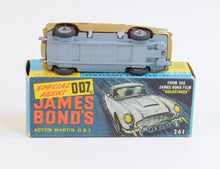 Corgi Toys 261 James Bond DB5 Virtually Mint/Nice box (Toffee Gold)
