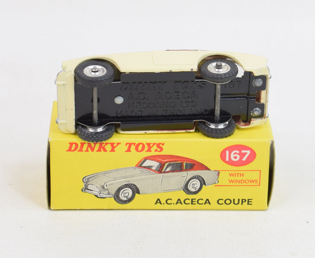 Boxed Dinky Toys 167 A.C. Aceca Coupe Car - Sally Antiques Boxed Dinky Toys 167 A.C. Aceca Coupe Car - Sally Antiques