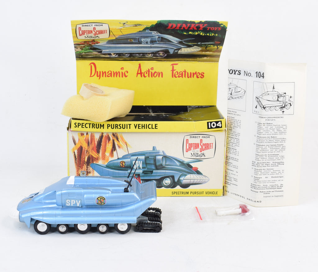 Dinky Toys 104 S.P.V 1st issue Virtually Mint/Nice box (Unley