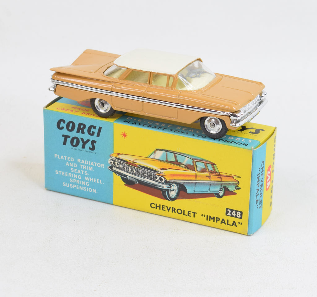 Corgi Toys 248 Chevrolet Impala Virtually Mint/Lovely box – JK DIE