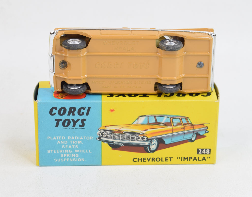 Corgi Toys 248 Chevrolet Impala Virtually Mint/Lovely box – JK DIE