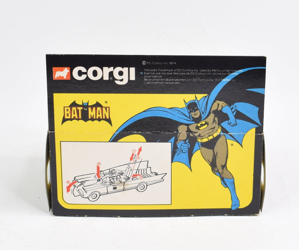 Corgi 267 Batmobile – Dernière Série 1983 – MIB (Modèle Neuf, Boîte Abîmée)