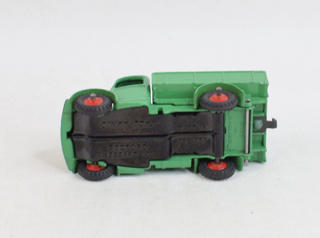 Dinky Toys 25W - Camion Bedford Benne Fixe Verte (miniature Métal Vintage)