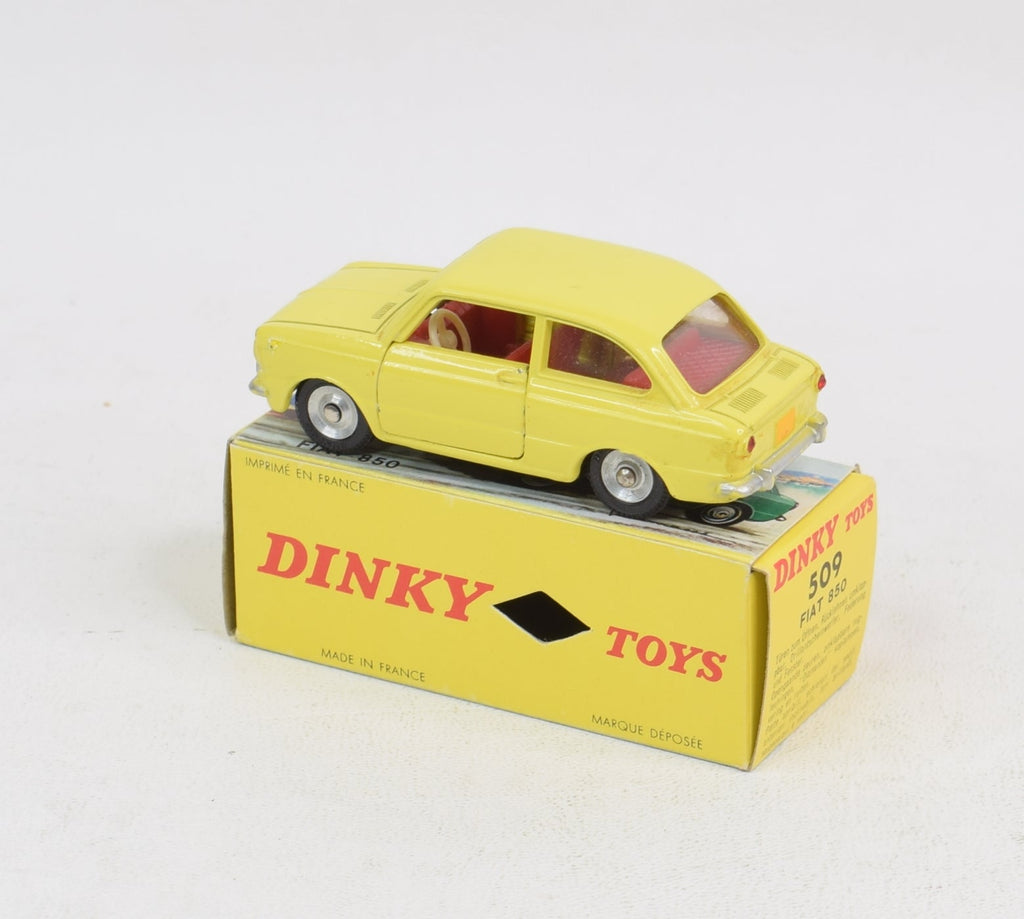 French Dinky 509 Fiat 850 Virtually Mint/Boxed – JK DIE-CAST MODELS