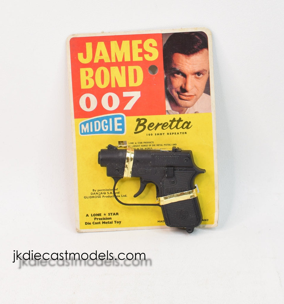 Lone Star James Bond Midgie Beretta Cap gun Mint/Carded – JK DIE