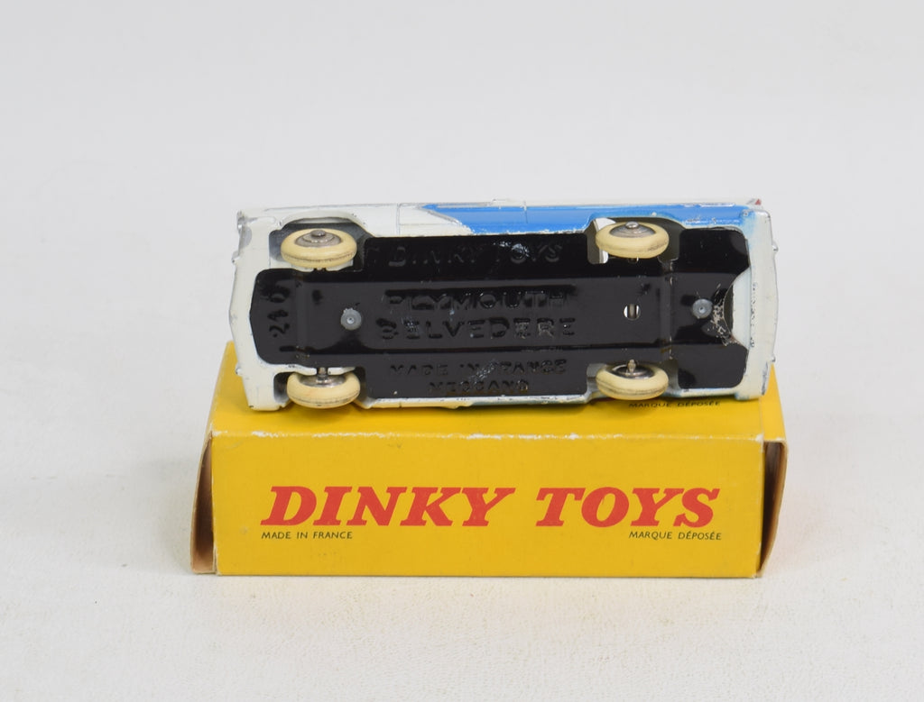 Dinky Toys 24 D Plymouth Belvedere Verte - 1/43 - Made In France - Occasion