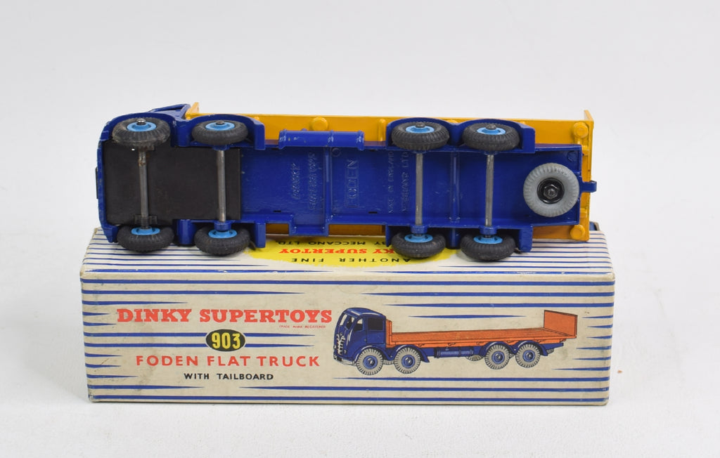 A Dinky Toys No. 903 Foden flat truck with tailboard, second type cab