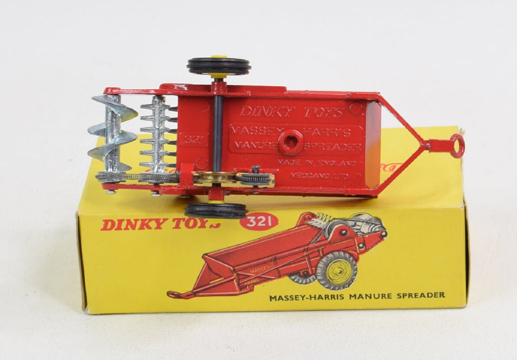 Dinky Toys Gb n°321 Massey Harris Manure spreader remorque 1/43 jamais