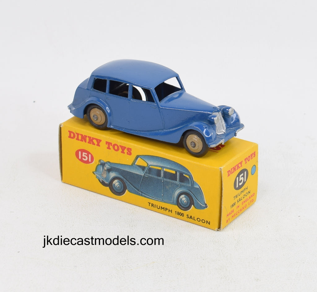 Dinky toys 151 Triumph 1800 Virtually Mint/Nice box – JK DIE-CAST