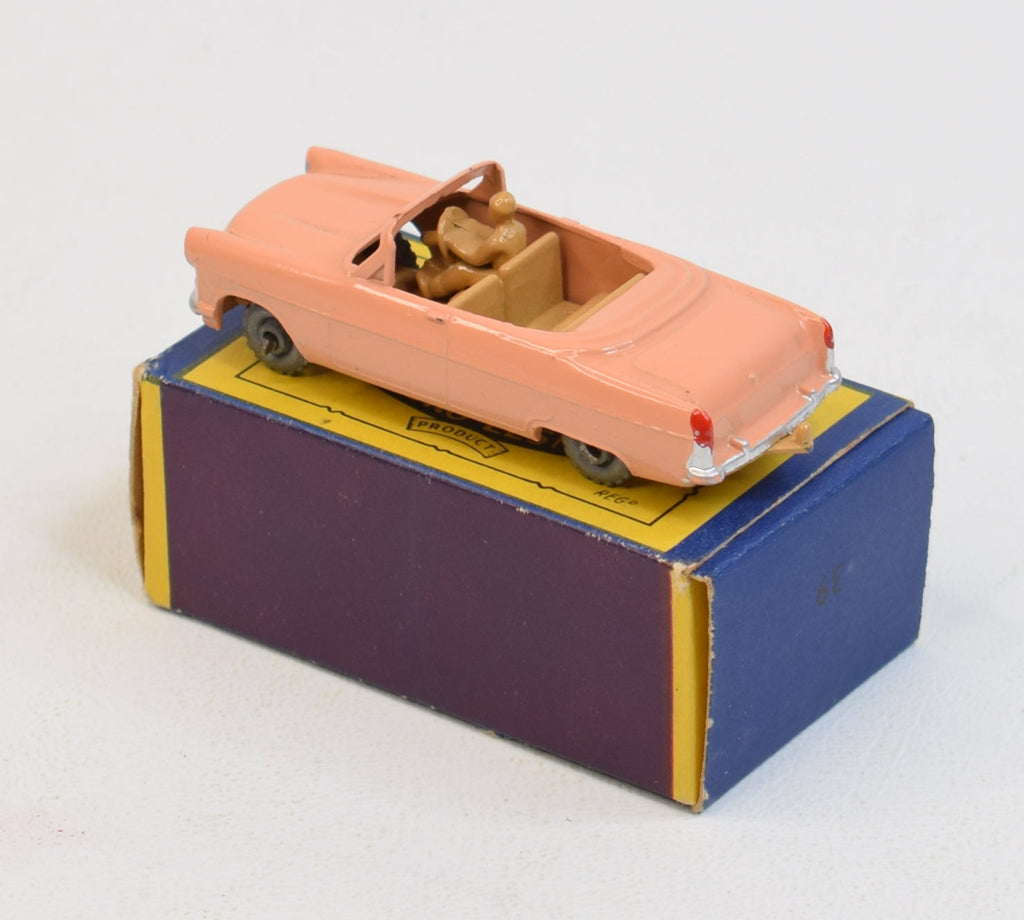 Lesney Ford Zodiac Convertible - Miniature Tôle - Occasion - Fabriqué UK
