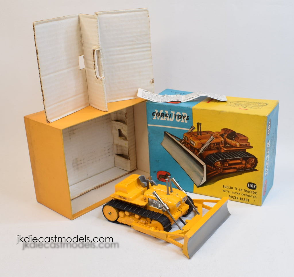 Corgi toys 1107 Euclid TC-12 Dozer Very Near Mint/Boxed – JK DIE