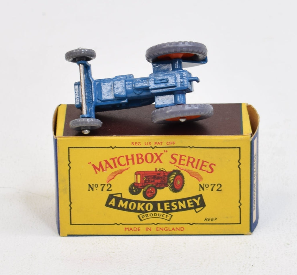 Matchbox Moko N°72 - Fordson Major Tractor - Roues Grises - Boîte D'origine
