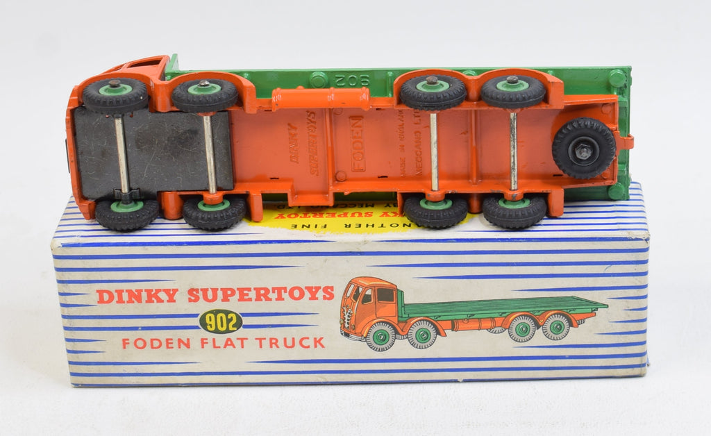 Camion Plateau Dinky Toys GB Foden Flat Truck Réf 902 - Bon état, Occasion