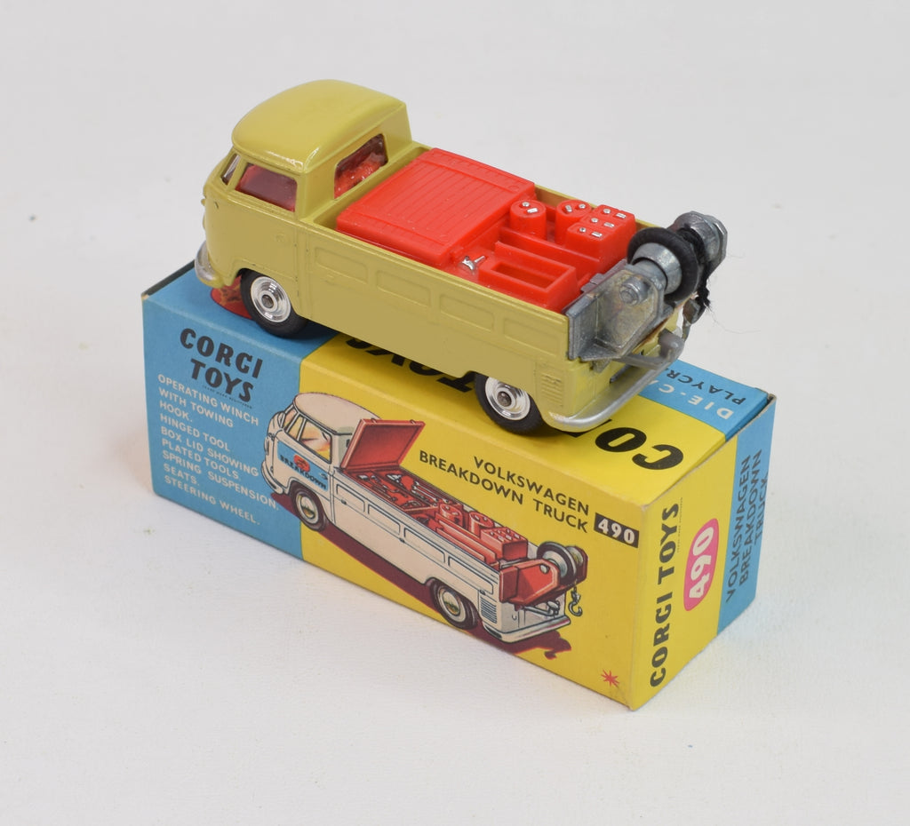 Corgi toys 490 VW Breakdown truck Very Near Mint/Boxed – JK DIE