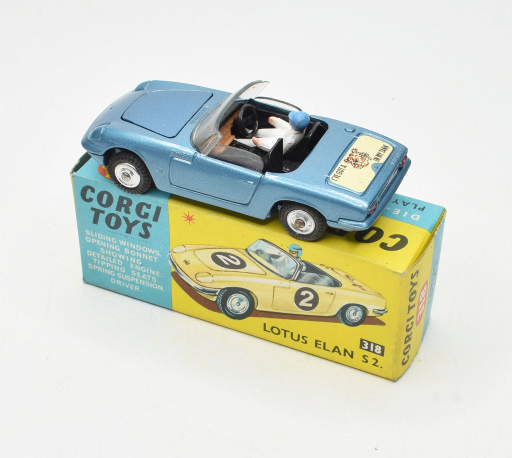 Corgi toys 318 Lotus Elan S2 Virtually Mint/Boxed – JK DIE-CAST MODELS