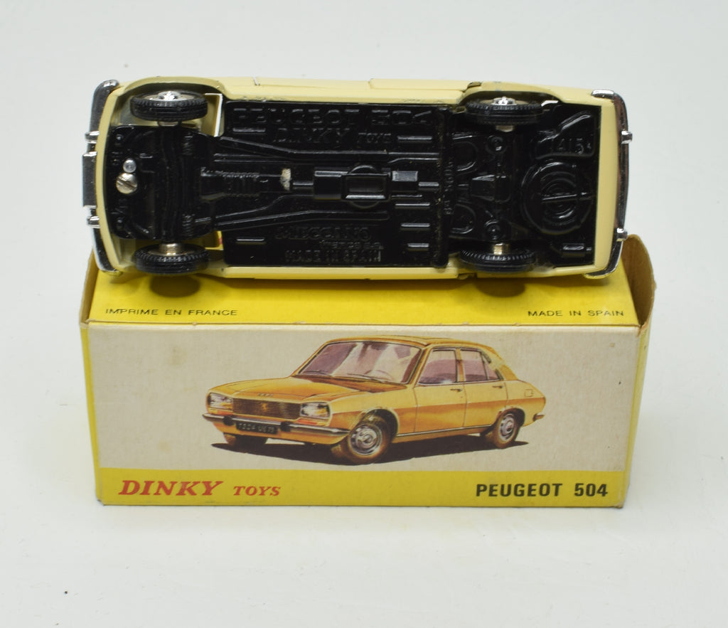 Vintage Toy Dinky Toys Spain Peugeot 504 N°1415 Boite Vide D 40 Vintage Toy Dinky Toys Spain Peugeot 504 N°1415 Boite Vide D 40