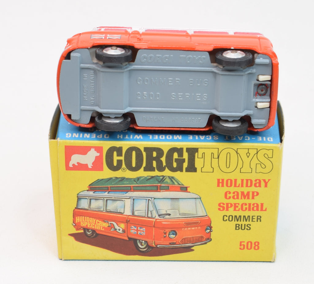 Corgi toys 508 Commer Holiday Camp Bus Virtually Mint/Boxed – JK