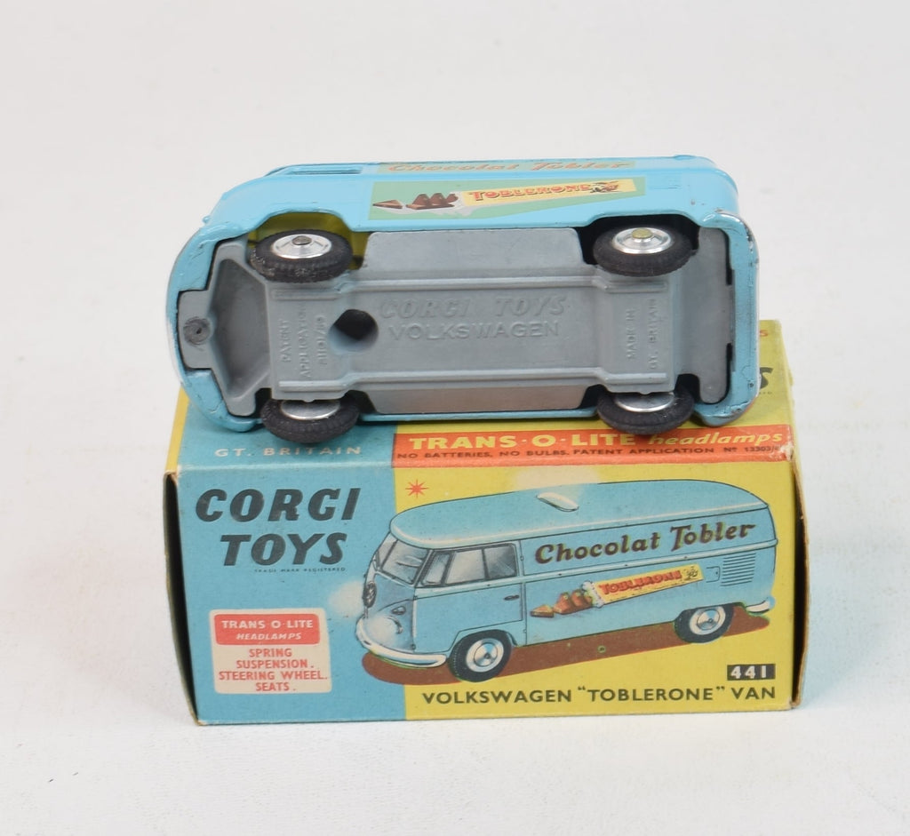 コーギー VOLKSWAGEN Chocolat Tobler VINTAGE CORGI TOYS METAL VOLKSWAGEN VW VAN CHOCOLAT TOBLER