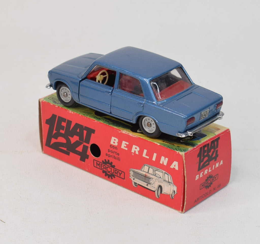 Mercury art 46 Fiat 124 Virtually Mint/Boxed – JK DIE-CAST MODELS