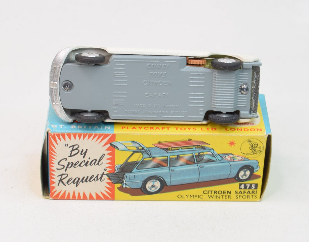CORGI TOYS 475 - Citroen Safari Olympic Winter Sports - White EUR 91,22 - DE