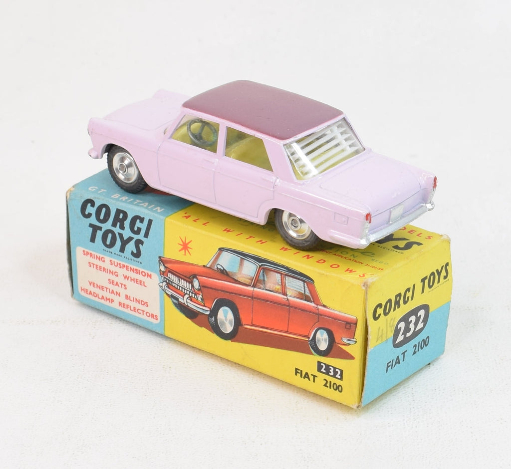Corgi toys 232 Fiat 2100 Virtually Mint/Boxed – JK DIE-CAST MODELS