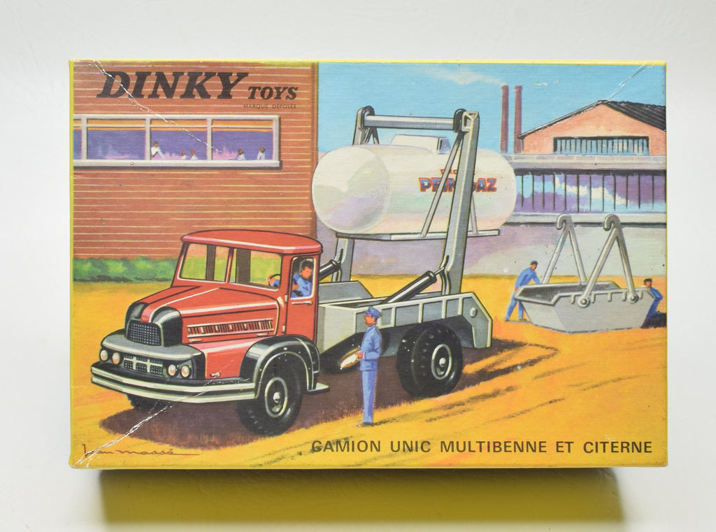 DINKY ATLAS COFFRET 805 CAMION UNIC MULTIBENNE NEUF BOITE ouvert pour DINKY ATLAS COFFRET 805 CAMION UNIC MULTIBENNE NEUF BOITE ouvert pour