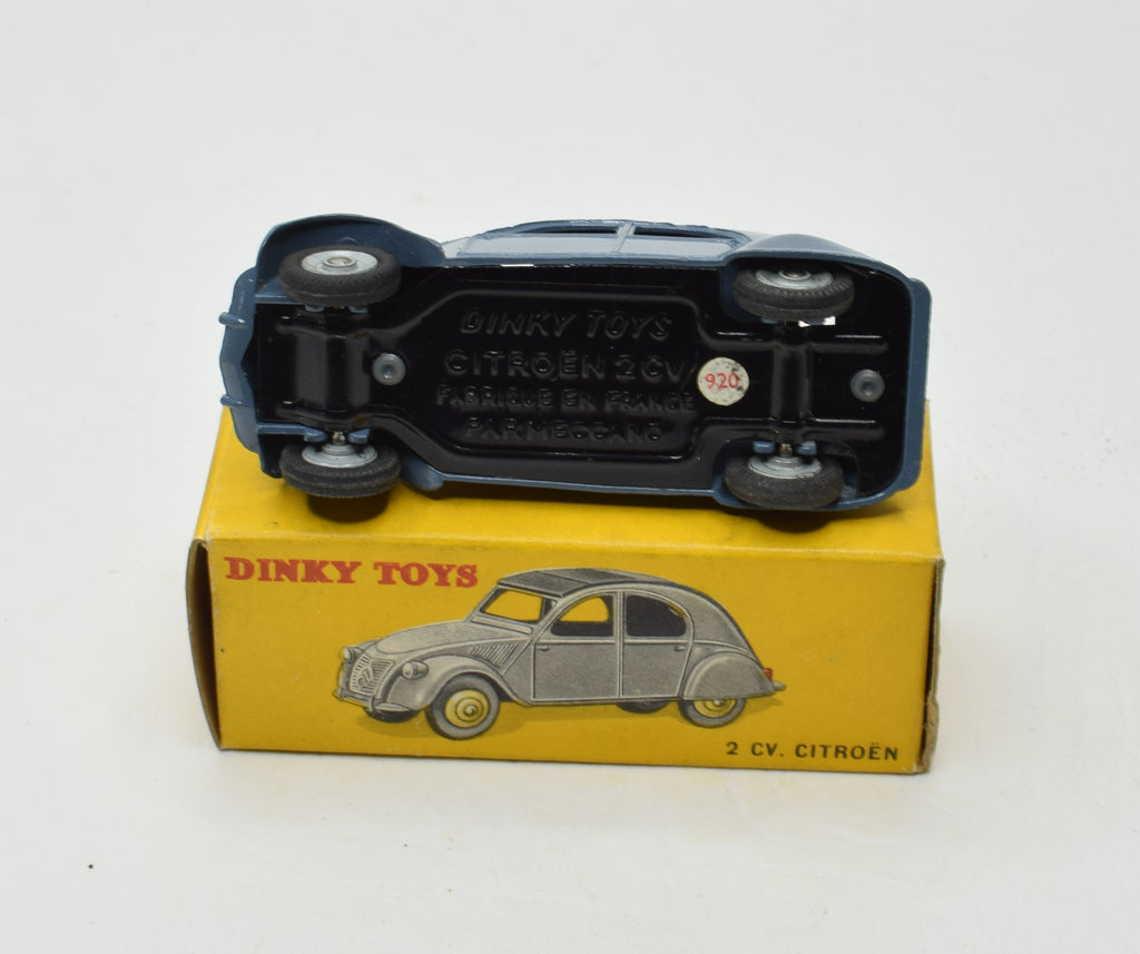 Dinky Toys 535 Citroën 2CV 1/43 – Meccano France – Boîte Reproduction
