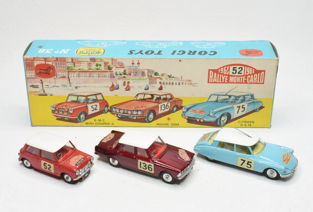 Corgi toys Gift set 38 'Monte Carlo' Very Near Mint/Boxed (The