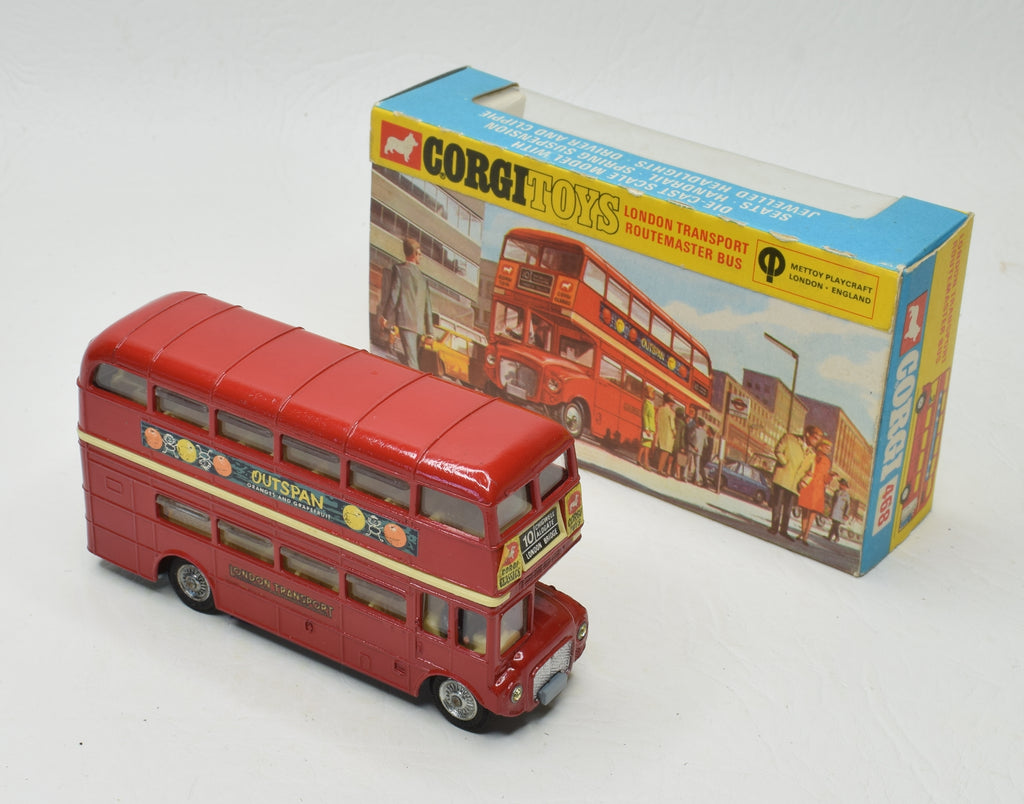 Corgi Toys 468 Routemaster Bus 'Outspan' Virtually Mint/Boxed – JK DIE ...