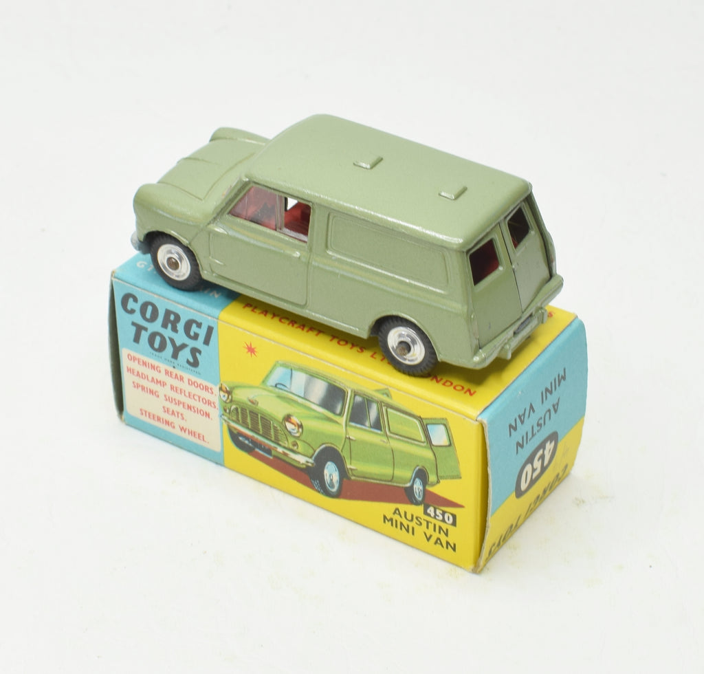 イギリス製　CORGI TOYS 450 オースチン ミニ バン ミニクーパー Corgi 450 Austin Mini Van In Original Box – LoftVintageToys