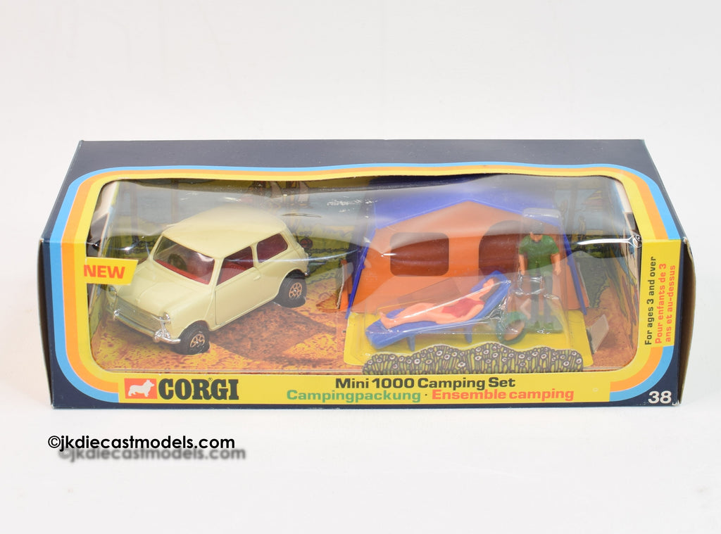 Corgi toys 38 Mini 1000 Camping set Mint/Lovely box 'JJP Vancouver
