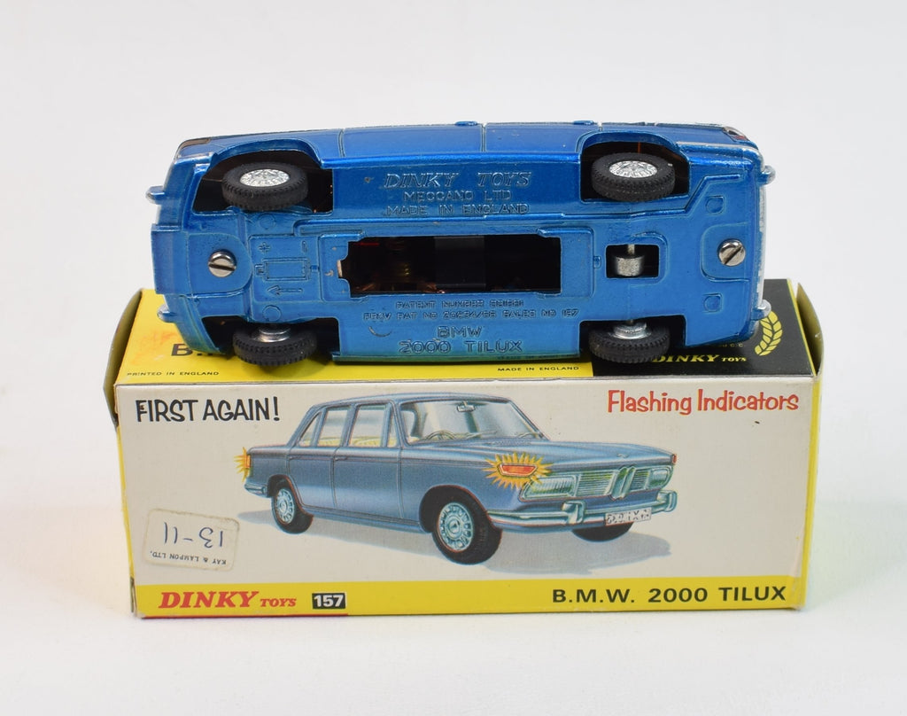 Dinky toys 157 B.M.W 2000 Tilux Virtually Mint/Lovely box – JK DIE