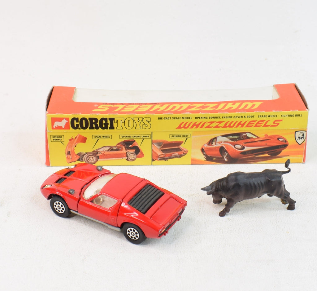 Corgi toys 342 Lamborghini P400 Miura Virtually Mint/Lovely box