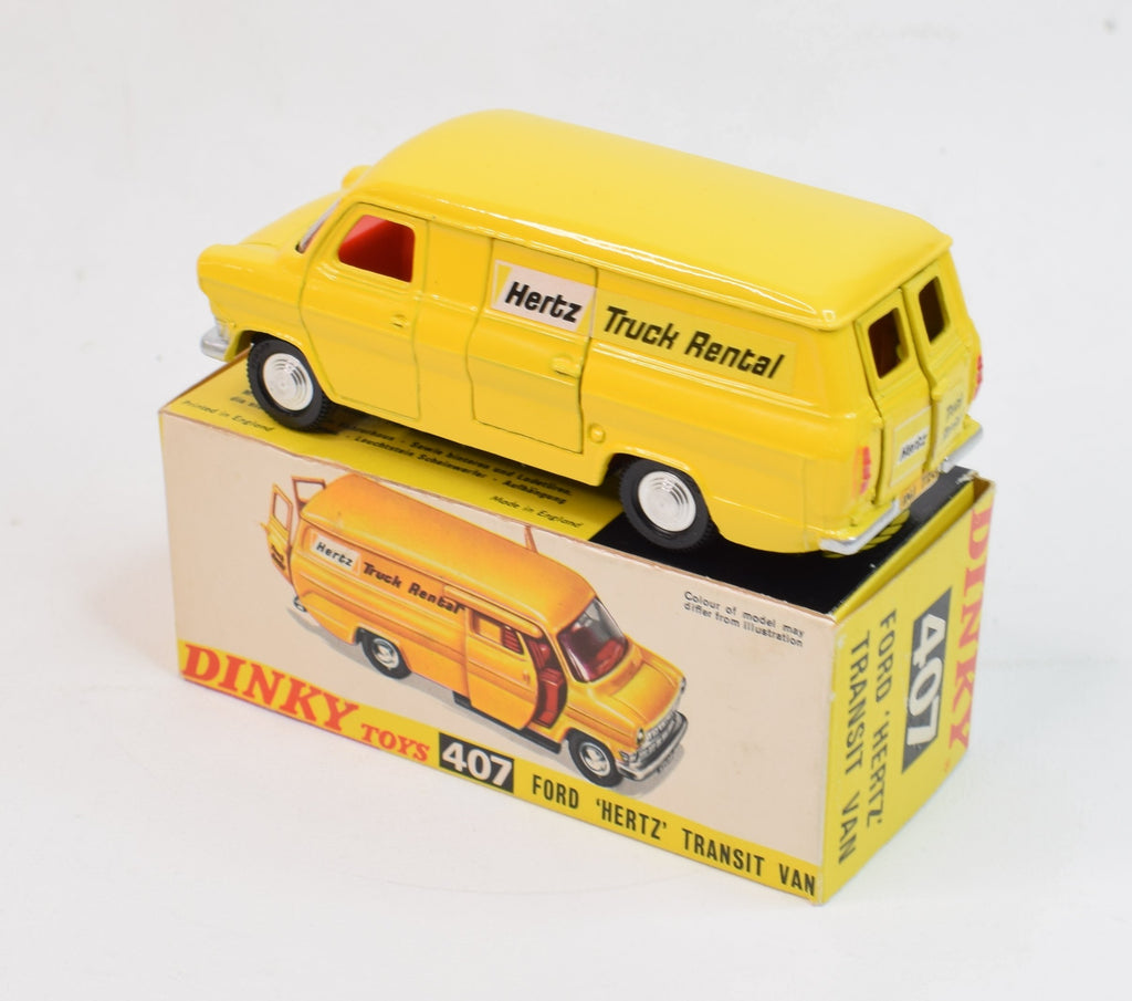 Dinky toy 407 'Hertz' Ford Transit Virtually Mint/Boxed – JK DIE