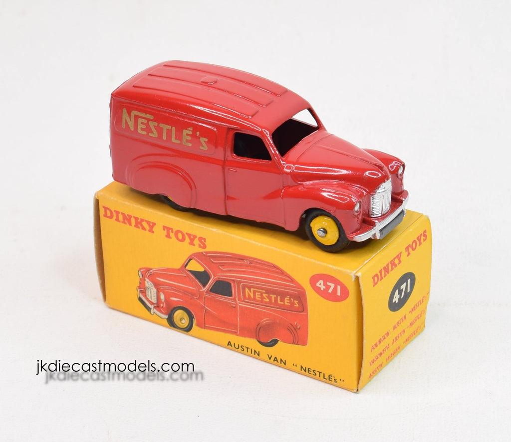 Dinky toys 471 Austin 'Nestle's' Virtually Mint/Boxed JK DIECAST MODELS