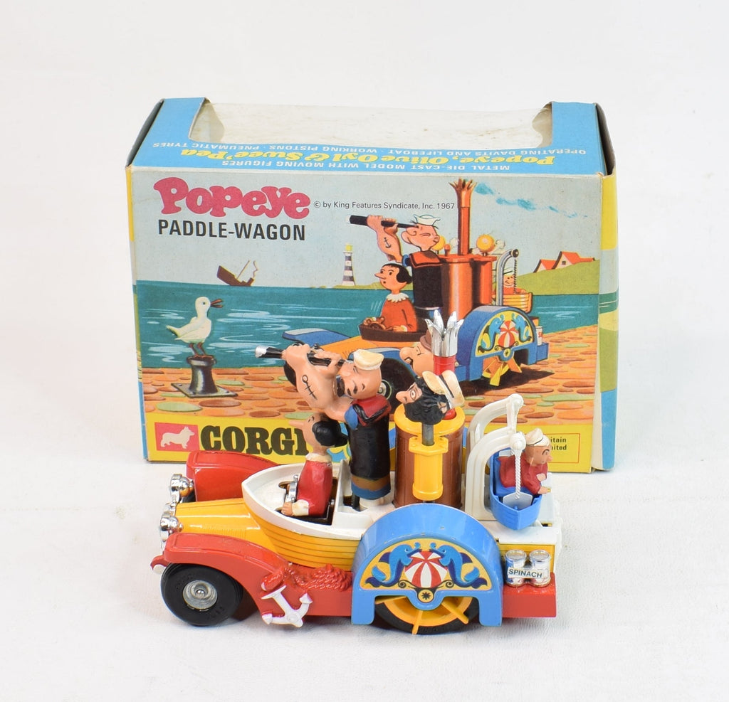 Corgi toys 802 Popeye Paddlewagon Virtually Mint/Boxed – JK DIE