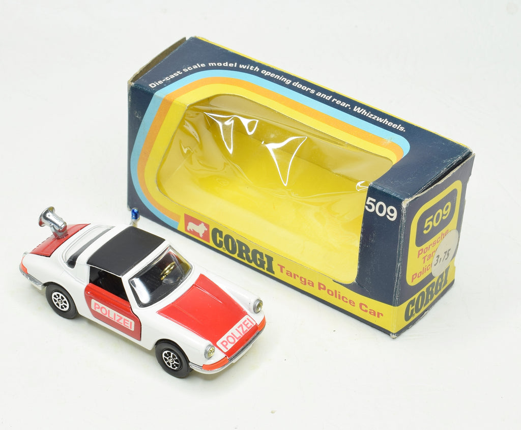 Corgi toys 509 Porsche Targa 911s Very Near Mint/Boxed The 'Geneva