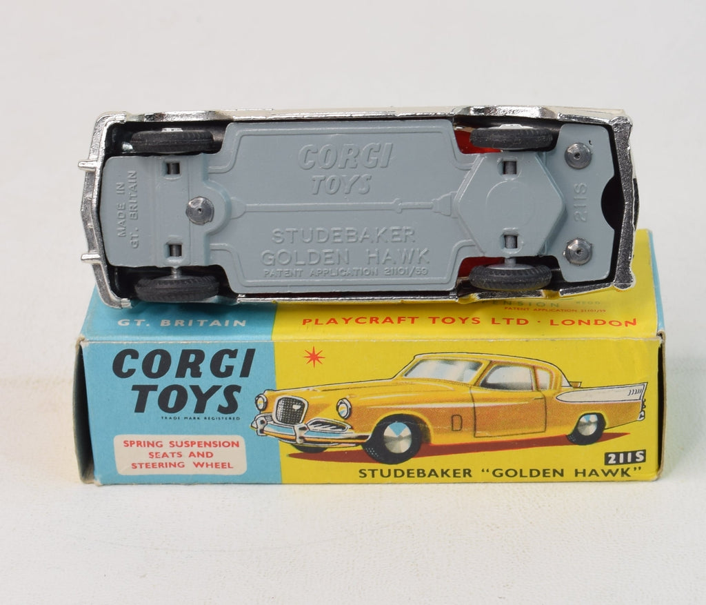 Corgi toys 211s Studebaker 'Golden Hawk' Virtually Mint/Boxed 'JJP