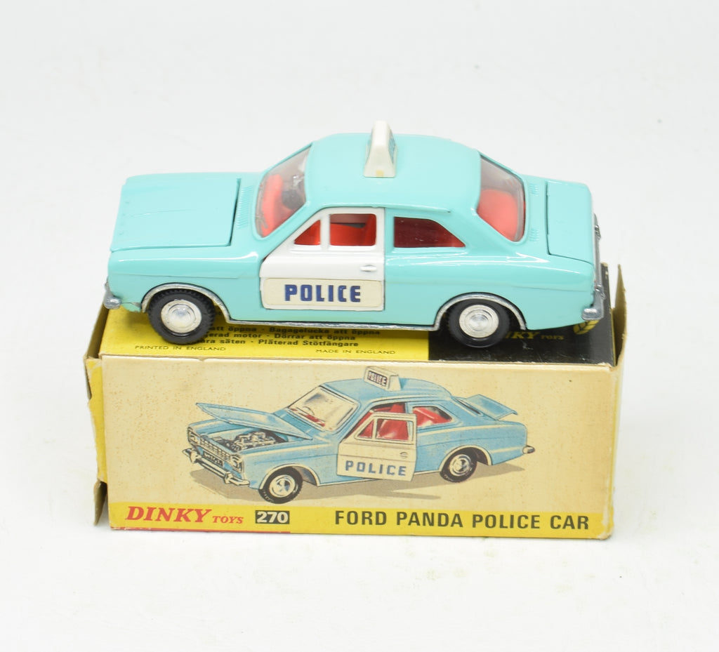 Dinky toys 270 'Police' Ford Escort Very Near Mint/Boxed The