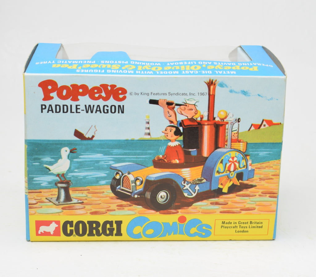 Corgi toys 802 Popeye Paddlewagon (Old shop stock) – JK DIE-CAST