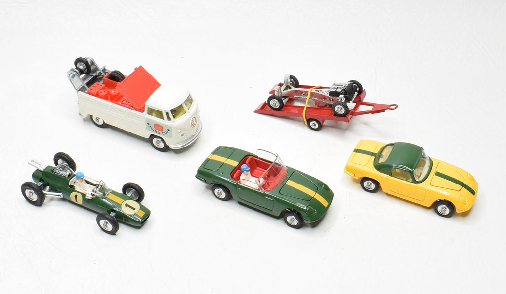 ミニカー LANDROVER CORGI TOYS 3set Gift Set 3 RAF Land Rover with Thunderbird with original box