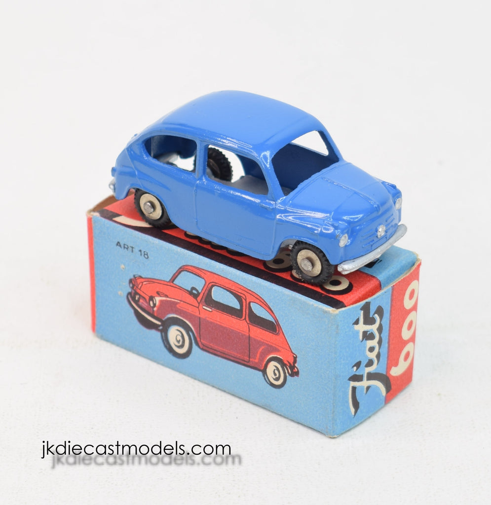 Mercury 1/43 - Fiat 600 Multipla Black And Red Art 19